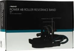Avento Heavy Duty Power Ab Roller Met Weerstandsbanden - Buikspierwiel - Zwart -Merkloos Winkel 1200x822 8