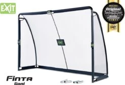 EXIT Finta Stalen Voetbaldoel 300x200cm - Zwart -Merkloos Winkel 1200x823 3