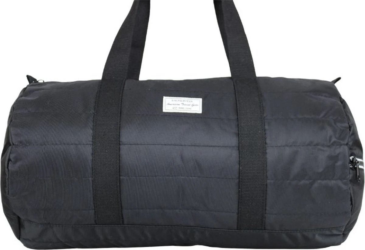 Sporttas Dames/heren Zwart - Met Schoenen Vak - Weekendtas - Reistas - Roltas - Duffelbag - Ronde Sporttas 5 Sporttas Dames/heren Zwart - Met Schoenen Vak - Weekendtas - Reistas - Roltas - Duffelbag - Ronde Sporttas - Afbeelding 3
