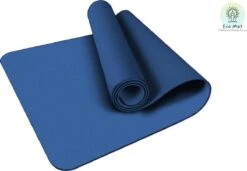 Eco Yoga Mat - Inclusief Draagriem - Fitness Mat Anti Slip - Extra Dik (6 Mm) - 183 X 61 X 0,6 Cm - Donker Blauw - Diverse Kleuren - Hoge Korting -Merkloos Winkel 1200x829 7