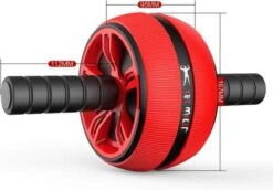 Trainingswiel - Ab Trainer - Ab Wheel - Ab Roller - Buikspierwiel - Buikspierapparaat - Buikspiertrainer - Crossfit – Rood -Merkloos Winkel 1200x837 2
