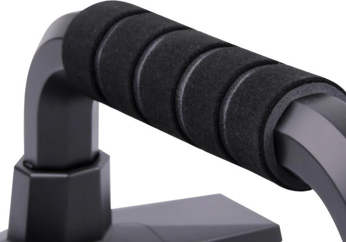 EMERGO Sports Push Up Grips / Bars - Opdruksteunen - Foam Handvatten - Antislip - Zwart 5 EMERGO Sports Push Up Grips / Bars - Opdruksteunen - Foam Handvatten - Antislip - Zwart - Afbeelding 3