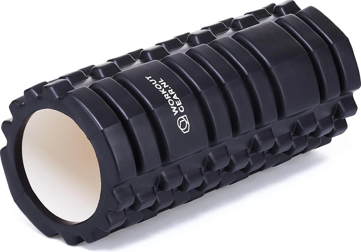 Workout Gear - Foam Roller - Massage Roller - Yoga Roller - Zwart 3 Workout Gear - Foam Roller - Massage Roller - Yoga Roller - Zwart