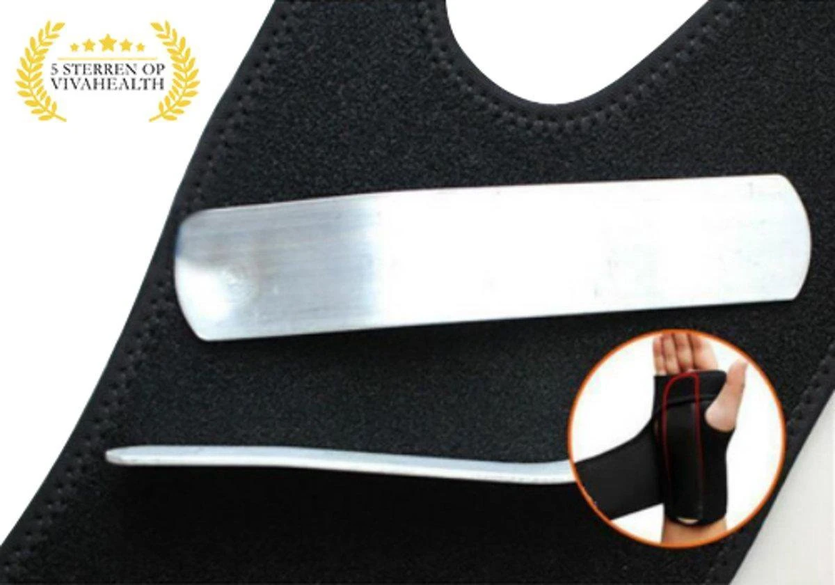 Merkloos Polsbrace - Polssteun - Links - Universele Deluxe Carpaal Tunnel Syndroom Polsbrace - Zwart 7 Merkloos Polsbrace - Polssteun - Links - Universele Deluxe Carpaal Tunnel Syndroom Polsbrace - Zwart - Afbeelding 5
