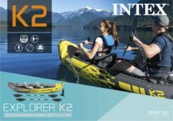 Intex Explorer K2 Kayak - 2 Persoons - Geel -Merkloos Winkel 1200x842 3
