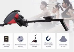 BluMill Roeitrainer - Magnetische Roeimachine - Met Handig Display - 10 Verschillende Niveaus -Merkloos Winkel 1200x849 6