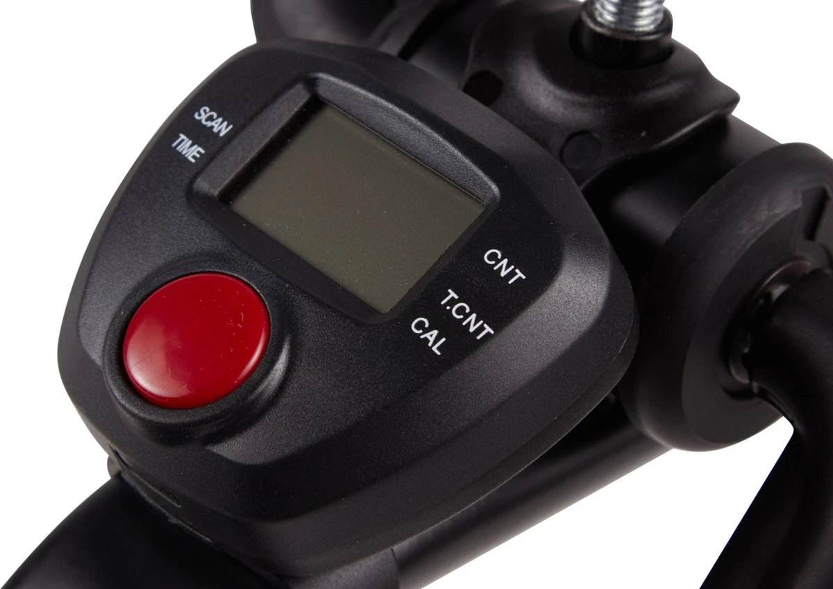 KIMO DIRECT Stoelfiets Met Antischuifband - LCD-scherm - Opvouwbaar - Fietstrainer - Bureaufiets - Deskbike - Zwart 7 KIMO DIRECT Stoelfiets Met Antischuifband - LCD-scherm - Opvouwbaar - Fietstrainer - Bureaufiets - Deskbike - Zwart - Afbeelding 5