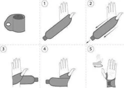 Bracoo WS10 Polsbandage Polsbrace - Verstelbare Neopreen Band - Wrist Support - Zwart -Merkloos Winkel 1200x850 10