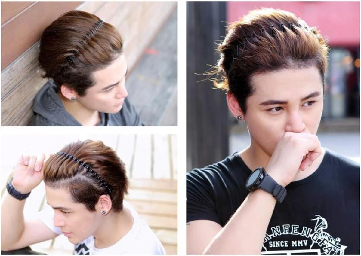 Wave Sport Diadeem Mannen Golf - Sport Haarband Volwassenen - Metaal - Zwart - 41 Cm 11 Wave Sport Diadeem Mannen Golf - Sport Haarband Volwassenen - Metaal - Zwart - 41 Cm - Afbeelding 9