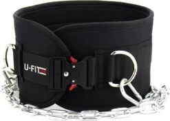 U Fit OneÂ® Dip Belt - Lifting Belt - Dipping Belt - Gewicht Riem - Lifting Straps - Powerlift Riem - Halterriem - Fitness - Crossfit - Calisthenics - Ufitone
