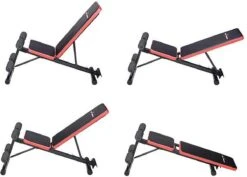 Fitness Trainer - Pull Up Toren - Dip Station – Push Up Bar - Dip Rack Halterbank Inc. 50 Kg GEWICHTEN + Sportbank Fitnessbank + Halterschijven + 3 Halterstangen - Multifunctioneel - Volledig Instelbaar - Opklapbaar -Merkloos Winkel 1200x858 2