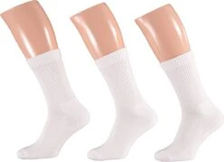 Apollo® Sportsokken | Unisex | Wit | Maat 36/41 | Sportsokken | Sportsokken Dames | Tennissokken Dames | Sportsokken Wit | Hardloopsokken Dames | Apollo