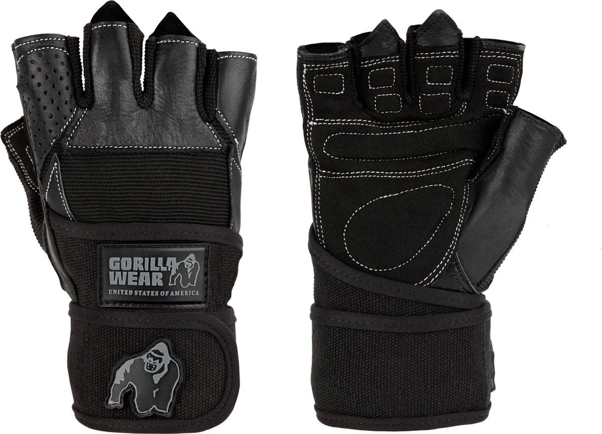 Gorilla Wear - Dallas Wrist Wraps - Sporthandschoenen Unisex - Zwart - XL 3 Gorilla Wear - Dallas Wrist Wraps - Sporthandschoenen Unisex - Zwart - XL