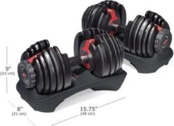 Bowflex SelectTech 552i Verstelbaar Dumbbell Set - Gewichten - Kunststof - 24 Kg -Merkloos Winkel 1200x869 1