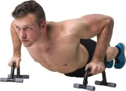 Tunturi Opdruksteunen - Parallettes -Push-up Bar - Push-up Steun - Metaal - Zwart -Merkloos Winkel 1200x869 2