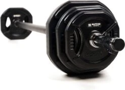 Matchu Sports - Bodypump Set - 20 Kg - Body Pump Set - Halter Bodypump - Metalen Gewichten Omhuld Met Rubber - Premium Kwaliteit