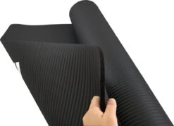 #DoYourFitness - XXL Fitness Mat - »Ashanti« - 190x100x1.0cm - Zwart -Merkloos Winkel 1200x871 5