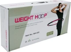 Weight Hoop New Style - Fitness Hoelahoep - 1,8 Kg - Ø 100 Cm - Blauw/zwart -Merkloos Winkel 1200x878 8