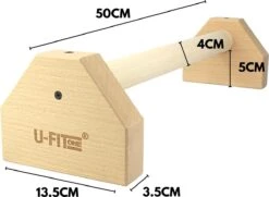 U Fit One® Parallettes - 50cm Push Up Bars - Calisthenics - Push Up Grips - Parallettes Hout - Opdruksteunen - Opdruk Steunen - Opdrukken - Dip Bars - Fitness - Crossfit - Ufitone 11 U Fit One® Parallettes - 50cm Push Up Bars - Calisthenics - Push Up Grips - Parallettes Hout - Opdruksteunen - Opdruk Steunen - Opdrukken - Dip Bars - Fitness - Crossfit - Ufitone -Merkloos Winkel 1200x879 2