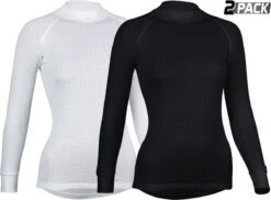 Avento Thermoshirt Lange Mouw Vrouwen - 2-Pack - Zwart - Maat 42 -Merkloos Winkel 1200x882 2
