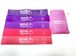 Wow Peach - Premium Weerstandsbanden Van Hoge Kwaliteit ROZE/PAARS - Set Van 5 Resistance Banden - Fitness Elastiek - Without Lemons - WOW Peach -Merkloos Winkel 1200x885 4