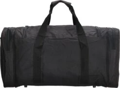 Merkloos Sporttas/reistas Zwart Met Kunstleer 50 Cm -Merkloos Winkel 1200x885 9