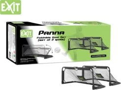 EXIT Panna Opvouwbaar Stalen Voetbaldoel 150x60cm (set Van 2) - Zwart 37 EXIT Panna Opvouwbaar Stalen Voetbaldoel 150x60cm (set Van 2) - Zwart -Merkloos Winkel 1200x889 2