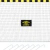 Umbro Voetbaldoel - 300 X 200 X 90 CM - Metaal - Voetbaltrainingsmateriaal Voor Alle Leeftijden - Makkelijke Montage - Zwart/Geel