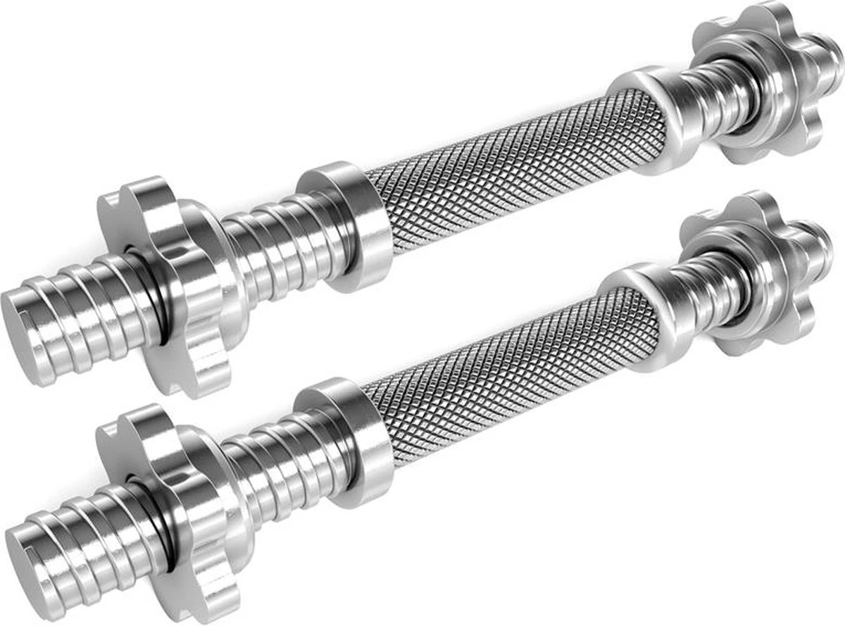 ScSPORTS® Halterset 121 Kg - Gietijzer - Complete Set Incl. Verschillende Halterstangen En Halterschijven - 30 Mm - Gewichten 7 ScSPORTS® Halterset 121 Kg - Gietijzer - Complete Set Incl. Verschillende Halterstangen En Halterschijven - 30 Mm - Gewichten - Afbeelding 5