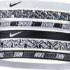 Nike Printed Elastic Hairbands 6-pack - White/Black -Merkloos Winkel 1200x891 6