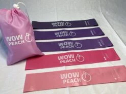 Wow Peach - Premium Weerstandsbanden Van Hoge Kwaliteit ROZE/PAARS - Set Van 5 Resistance Banden - Fitness Elastiek - Without Lemons - WOW Peach -Merkloos Winkel 1200x899 13