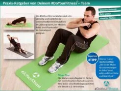 #DoYourFitness - Dikke Fitness Mat Perfect Voor Pilates, Aerobics, Yoga - »Yamuna« - Non-slip, Duurzaam, Huidvriendelijk, Slijtvast - 183 X 61 X 1,5 Cm - Pink -Merkloos Winkel 1200x900 30