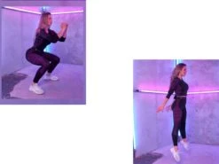 Dames Sportset - Thermo - Sportshirt Met Lange Mouwen - Sportlegging Lang - Quick Dry - Zwart/Roze - Maat S/M -Merkloos Winkel 1200x900 4