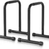 Luxari - Verstelbare Parallettes Pro - 80-90 Cm Hoogte - Anti-slip - Dip Bar - Dip Station - Krachtstation - Zwart -Merkloos Winkel 1200x902 12