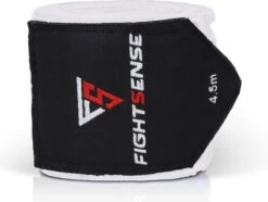 FIGHTSENSE - HANDWRAPS Boksen - Kickboks Bandage - WIT - 4.5M -Merkloos Winkel 1200x904 6