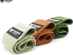 Weerstandsbanden - Booty Band - Resistance Band - Fitness Elastiek Army - 3 Stuks Met Opbergzakje Van Rockerz Fitness® -Merkloos Winkel 1200x910 8