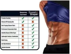 Sweat Body Shaper Workout Tanktop L/XL - Heren - Zwart -Merkloos Winkel 1200x911 21