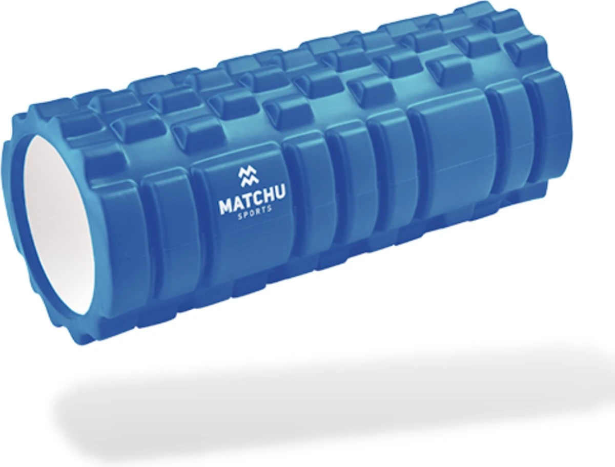 Matchu Sports - Foam Roller - Foamroller - Triggerpoint Massage - Massage Roller - 33 Cm - Hard - Blauw 3 Matchu Sports - Foam Roller - Foamroller - Triggerpoint Massage - Massage Roller - 33 Cm - Hard - Blauw