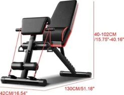Venom Sports 4 In 1 Multifunctionele Trainingsbank - Geschikt Voor Trainen Van Bicep, Borst, Onderrug En Buik - Fitnessbank - Bench Press - Trainingsbank - Zwart/rood -Merkloos Winkel 1200x913
