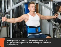 NAZROM® Rugbrace - Rugband Voor Onderrug - Rug & Houding Corrector Voor Onmiddellijke Rugondersteuning, Pijnverlichting En Draagcomfort - Postuur Corrector - M -Merkloos Winkel 1200x914 9