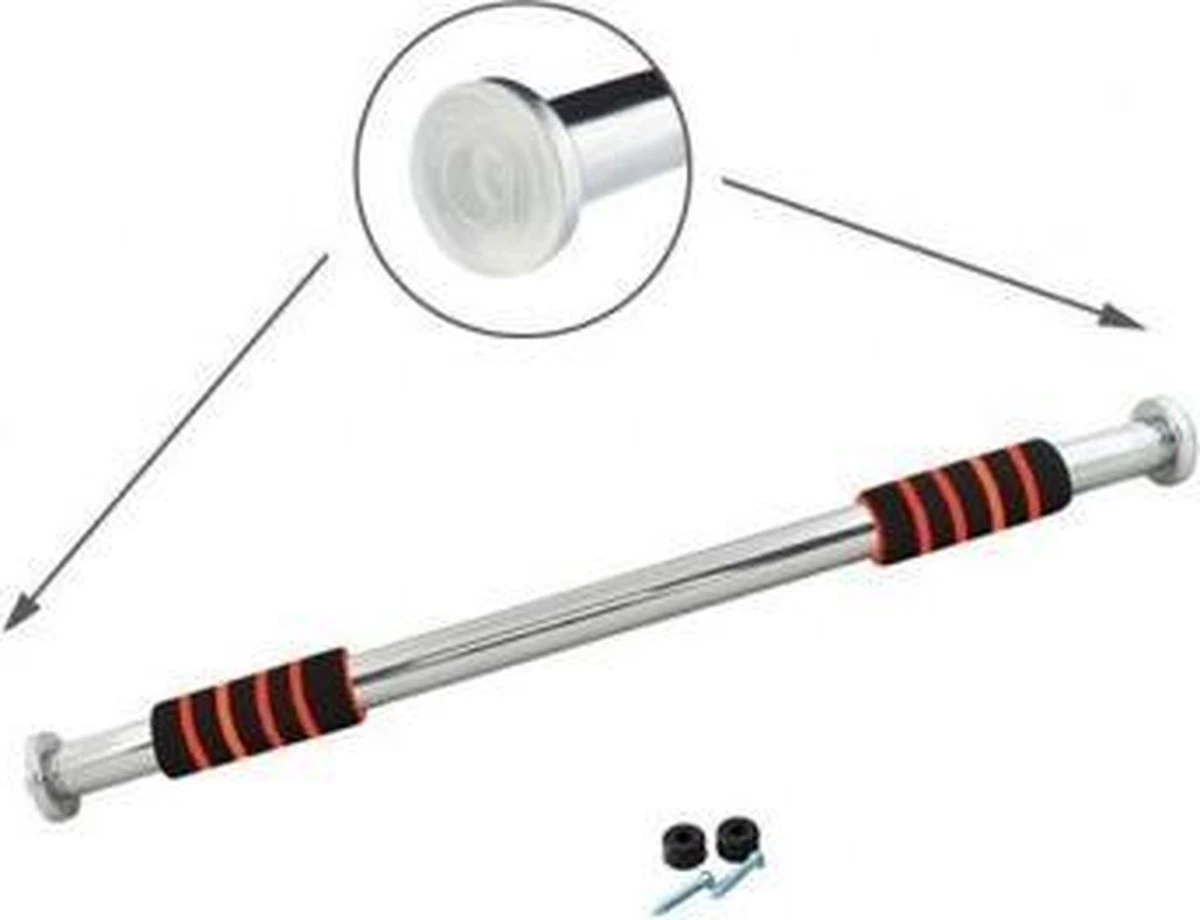 Merkloos Pull Up Bar - Verstelbare Optrekstang Deurpost - 80-130 Cm 11 Merkloos Pull Up Bar - Verstelbare Optrekstang Deurpost - 80-130 Cm - Afbeelding 9