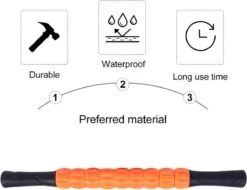 U-Fit One Massage Roller - Massage Stick - Massageapparaten - Foam Roller - Fysiotherapeuten - Sportmassagetherapie - Massage Tool - 43CM -Merkloos Winkel 1200x925