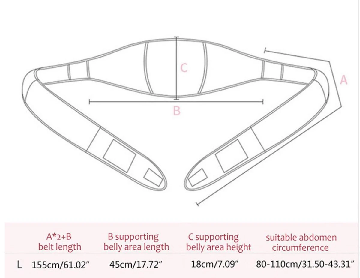 Oak's First Bekkenband - Zwangerschapsband - Beige Kleur 4 Oak's First Bekkenband - Zwangerschapsband - Beige Kleur - Afbeelding 2