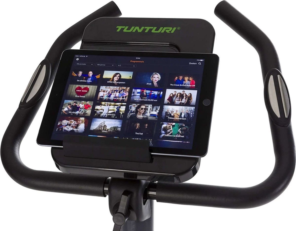 Tunturi Cardio Fit E30 Hometrainer - Fitnessfiets Met Ergometer - 12 Trainingsprogramma's - Verstelbaar - Ergonomisch 12 Tunturi Cardio Fit E30 Hometrainer - Fitnessfiets Met Ergometer - 12 Trainingsprogramma's - Verstelbaar - Ergonomisch - Afbeelding 10