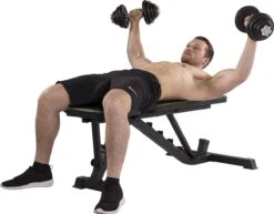 Tunturi UB40 Utility Bench Fitnessbank - Halterbank - Trainingsbank - Buikspierbank - Verstelbaar -Merkloos Winkel 1200x940