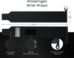 Breaking Limits Wrist Wraps Voor Fitness & Crossfit – Polsbanden Voor Krachttraining –Polsbrace - Zwart - 2 Stuks -Merkloos Winkel 1200x941 14