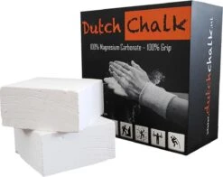 Dutch Chalk | Magnesium Carbonaat Blokken | 8 Stuks | 448 Gram | Gym Chalk | Crossfit | Gewichtheffen | Turnen | Klimmen | Boulderen | Paaldansen