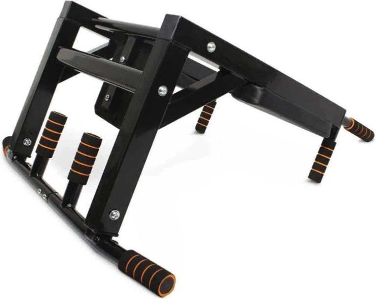 SOUTHWALL Fitness Station – 2-in-1 Pull Up Station En Dip Station Voor Thuis Sporten – Optrekstang Fitness Wandmontage – Dip Bars – Chin Up Bar – Home Gym – Pull Up Bar Muurmontage – Krachttraining – Power Tower – 150kg Draagkracht – Zwart/Rood 7 SOUTHWALL Fitness Station – 2-in-1 Pull Up Station En Dip Station Voor Thuis Sporten – Optrekstang Fitness Wandmontage – Dip Bars – Chin Up Bar – Home Gym – Pull Up Bar Muurmontage – Krachttraining – Power Tower – 150kg Draagkracht – Zwart/Rood - Afbeelding 5