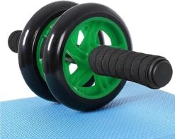 Merkloos Decopatent® Ab Wheel - AB Roller Wiel Voor Buikspieren - Trainingswiel - Incusief Fitness Mat - Buikspier Trainer - Wiel - Groen -Merkloos Winkel 1200x954 8