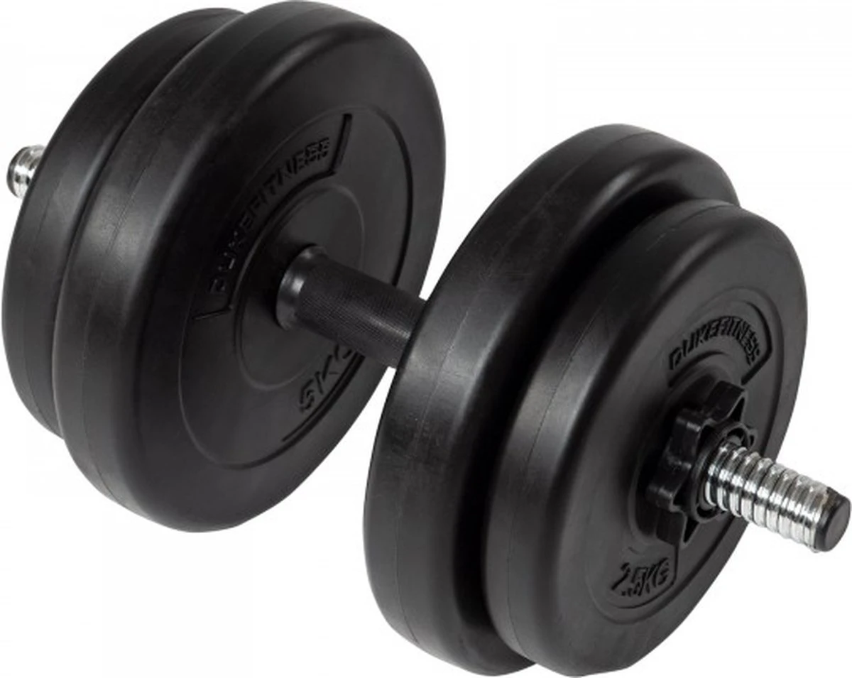 Duke Fitness Dumbbell Set 15 Kg – Dumbell - 9 Delig – Uitbreidbaar – 30mm Boring – Rubberen Handvat – Dumbell – Stersluiter 3 Duke Fitness Dumbbell Set 15 Kg – Dumbell - 9 Delig – Uitbreidbaar – 30mm Boring – Rubberen Handvat – Dumbell – Stersluiter